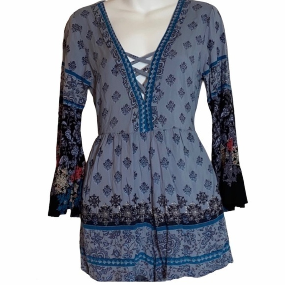 Angie Boho Shorts Romper Size S